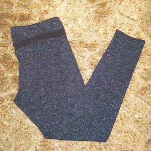 4/$20 | Tuff Athletics White Speckled Black Leggings